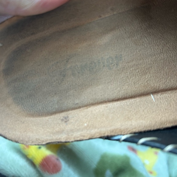 Black Slip-On Clogs with Stitching - Picture 4 of 4